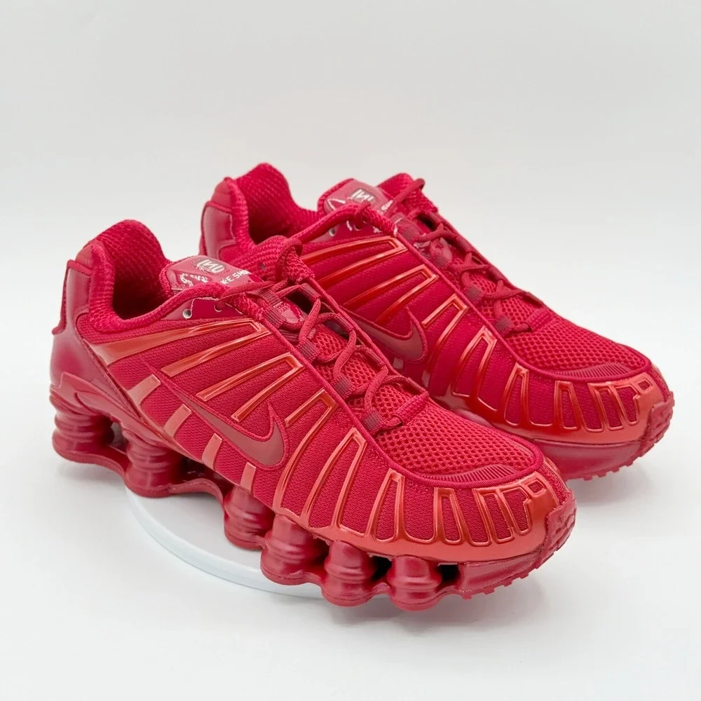 Nike Shox TL Size 10 Womens Gym Red/White IB1087-600, NEW